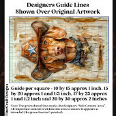 Schattigee Brown Cowboy Sheriff Dog DC9 Decoupage Tissuepapier