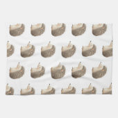 Schattigee Brown Cream Hedgehogs Theedoek (Horizontaal)