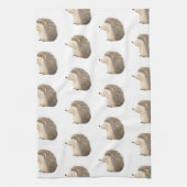 Schattigee Brown Cream Hedgehogs Theedoek (Verticaal)