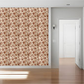 Schattigee Brown Paw Print Pattern Tegel Tegeltje