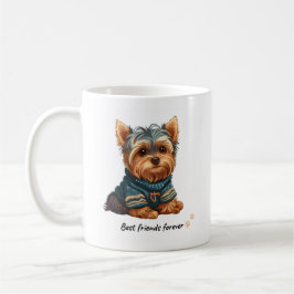 Schattigee Brown Yorkshire Terrier Koffiemok