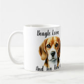 Schattigee Browns 'Beagle en Tea' Koffiemok (Links)