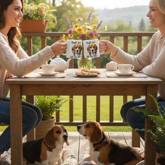 Schattigee Browns 'Beagle en Tea' Koffiemok