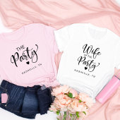 Schattigee bruid Nashville Bachelorette Party T-shirt