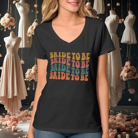 Schattigee bruid om woordkunst te zijn t-shirt