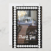 Schattigee bruiloft dank u kaarten (Achterkant)