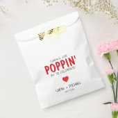 Schattigee bruiloft popcorn dank u modern bedankzakje (Gezegeld)