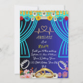 Schattigee bruiloft uitnodiging (Voorkant)