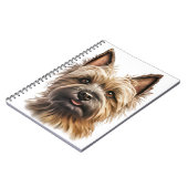 SCHATTIGEE BRUINE CAIRN TERRIER HOND NOTITIEBOEK (Linkerzijde)