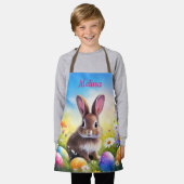 Schattigee Bruine Paas Baby Bunny Kinderen Schort (Gedragen)