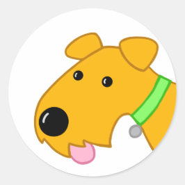 Schattigee bruine puppy Sticker