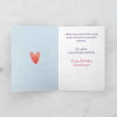 Schattigee Brunette Princess Kleindochter Verjaard Feestdagen Kaart (Binnen)