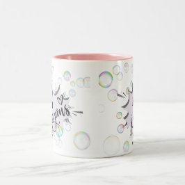 Schattigee bubbel pastel hey prachtige mok