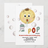 Schattigee bubbelpartij kaart (Voorkant / Achterkant)