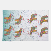 Schattigee Bubbels De Olifant Keuken Handdoek (Horizontaal)