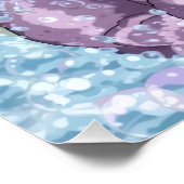 Schattigee Bubble Monster Poster Wall Art Kinder B (Hoek)