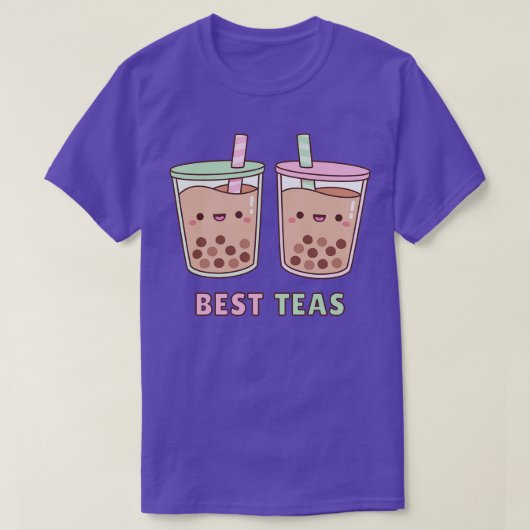 Schattigee Bubble Tea Beste Theesprong T-shirt (Design voorkant)
