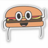 Schattigee Bubble Tea Cartoon Sticker – Kawaii Foo (Voorkant)