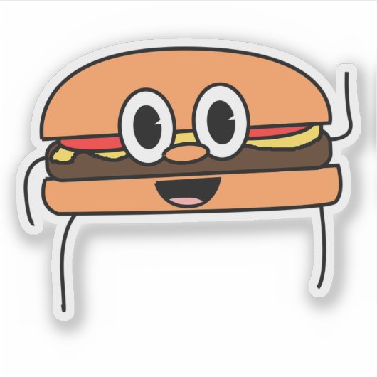 Schattigee Bubble Tea Cartoon Sticker – Kawaii Foo (Voorkant)