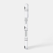 Schattigee Bubblegum Vogels op een Draadpatroon me iPhone 16 Hoesje (Rechterkant)