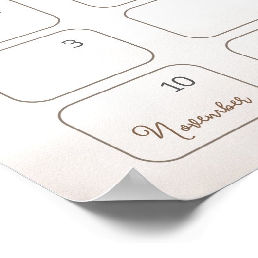 Schattigee Bug & Caterpillar Baby shower gokdatum Poster (Hoek)