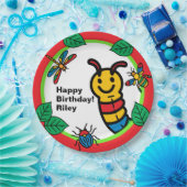 Schattigee Bug en Insect Kids Verjaardag Papieren Bordje (Feest)