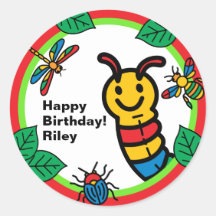 Schattigee Bug en Insect Kids Verjaardag