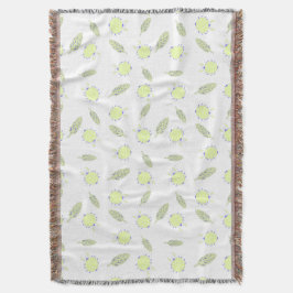 Schattigee bug en laat naadloos patroon achter deken