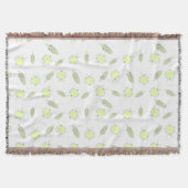 Schattigee bug en laat naadloos patroon achter deken (Voorkant)