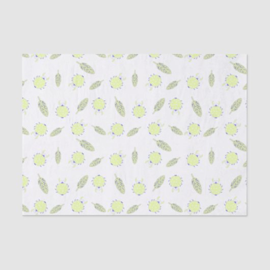 Schattigee bug en laat naadloos patroon achter tissuepapier (Voorkant)