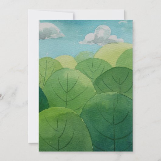 Schattigee bug verjaardag kaart (Achterkant)