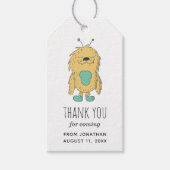 Schattigee buitenaardse wezens. Kinder / Jongensve Cadeaulabel (Voorkant)