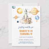 Schattigee buitenruimte planeten jongen eerste ver kaart (Voorkant)