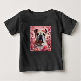 Schattigee bulldog baby T-shirt!