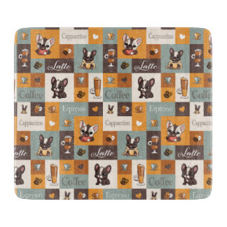 Schattigee Bulldog Coffee Love Snijplank