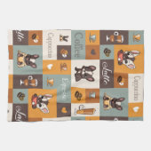 Schattigee Bulldog Coffee Love Theedoek (Horizontaal)