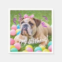 Schattigee Bulldog Happy Birthday