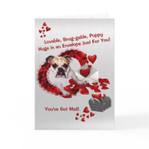 Schattigee Bulldog Maddie Valentijn - Je hebt Mail