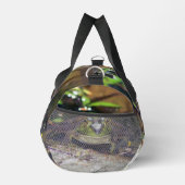 Schattigee Bullfrog Gezicht Dier Gepersonaliseerd Plunjezak (Rechts)