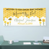 Schattigee Bumblebee Mama naar Bee Virtual Baby sh Spandoek (Beurs)
