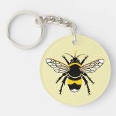 Schattigee BumbleBEE - Wildlife - Insect - Bedreig Sleutelhanger (Voorkant)