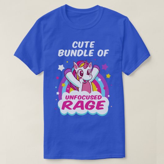 Schattigee bundel van niet-gerichte razernij II T-shirt (Design voorkant)