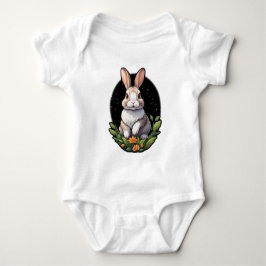 Schattigee Bunny Baby Jersey Bodysuit