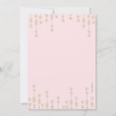 Schattigee Bunny Balloons Verjaardagsuitnodiging Kaart (Achterkant)