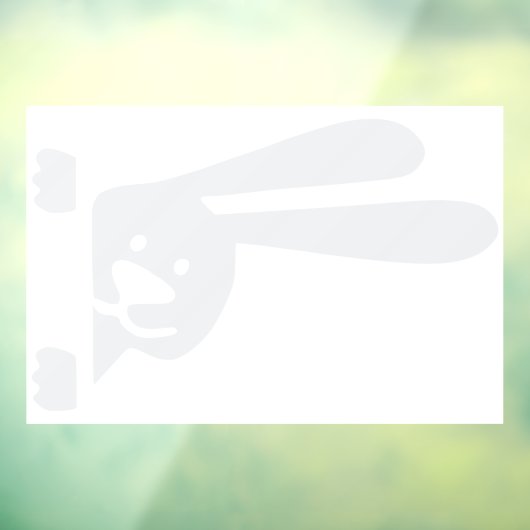 Schattigee Bunny Car Door Sticker – 3D Visual Viny (Vel 3)