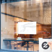 Schattigee Bunny Car Door Sticker – 3D Visual Viny (Cafe Raam)