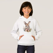 Schattigee Bunny Children's Pullover Hoodie (Voorkant volledig)