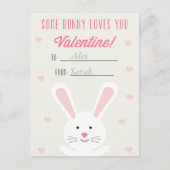 Schattigee Bunny Classroom Valentijn Briefkaart (Voorkant)