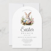 Schattigee Bunny Easter Brunch Arch Kaart (Voorkant)