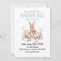 Schattigee Bunny Easter Egg Hunt en Party